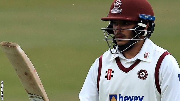 Northamptonshire's Ricardo Vasconcelos