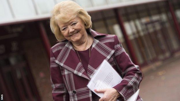 Ann Budge has been talking to clubs as she prepares reconstruction plans