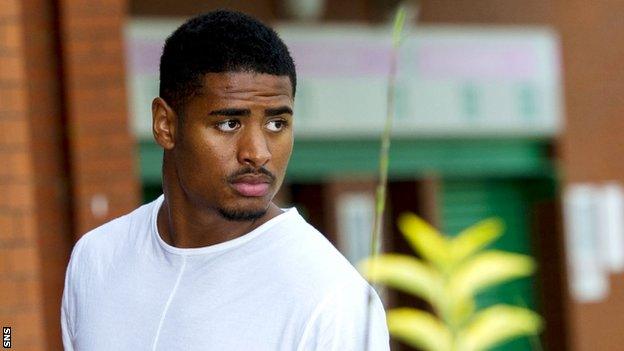 Saidy Janko at Celtic Park