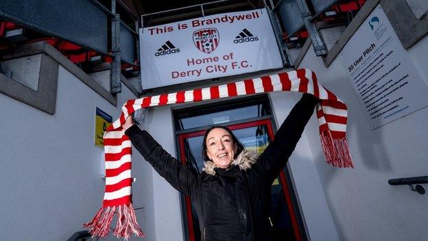 Deirdre Dunne at the Brandywell