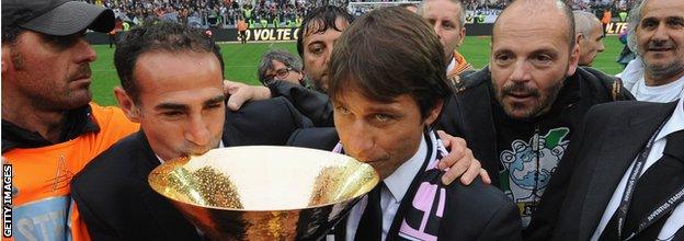 Angelo Alessio, left, has enjoyed huge success with Antonio Conte