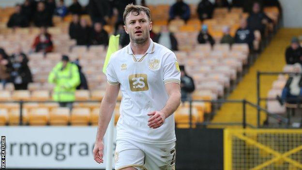 Port Vale right-back James Gibbons