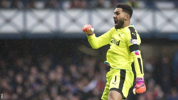 Rangers goalkeeper Wes Foderingham