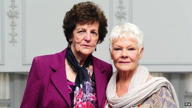 Philomena Lee and Dame Judi Dench