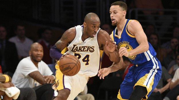 Kobe Bryant and Stephen Curry