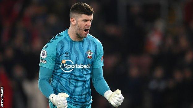 Southampton keeper Fraser Forster