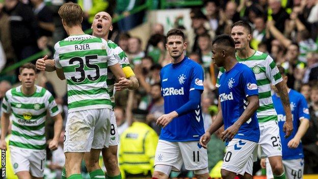 Celtic beat Rangers 1-0 in the first derby of the season in early September