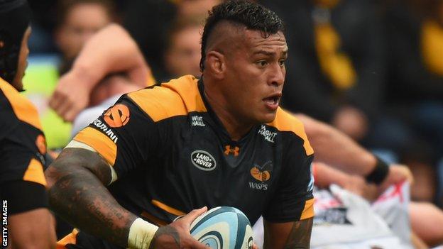 Wasps back-row Nathan Hughes