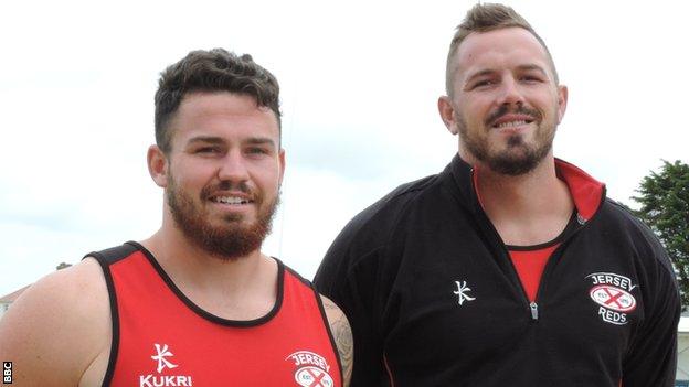 Ellis Abrahams (left) and Tom Quarrie