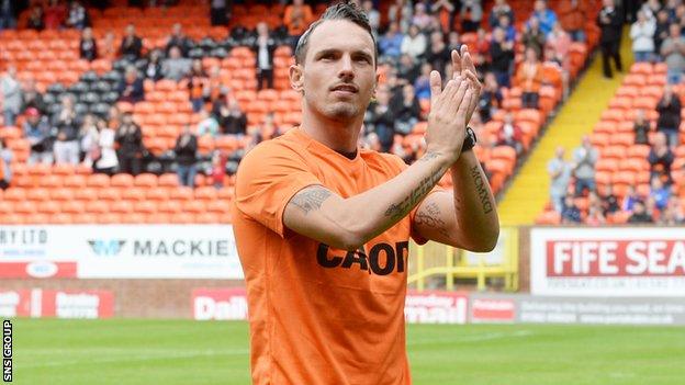 Rodney Sneijder at Tannadice