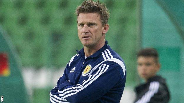 Scotland Women Under-19s coach Gareth Evans