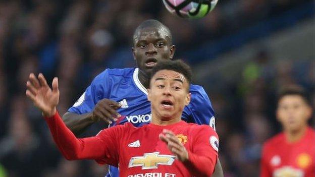 Jesse Lingard N'Golo Kante