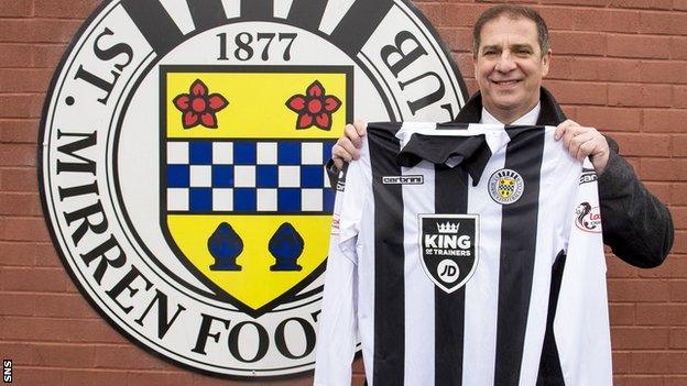 St Mirren chief executive Tony Fitzpatrick