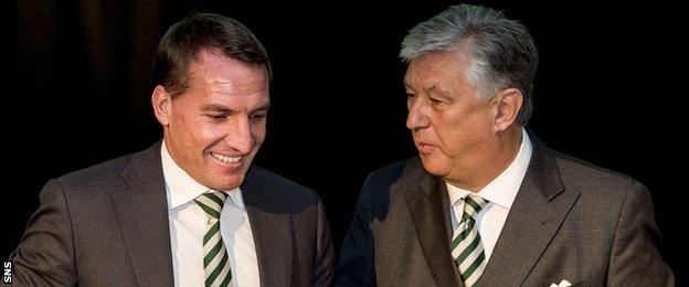 Brendan Rodgers and Peter Lawwell