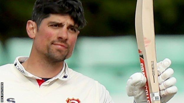 Sir Alastair Cook made his fourth century in six first-class matches at Worcester