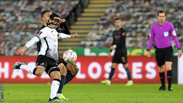 Former Liverpool youngster Yan Dhanda has scored five goals in 42 games since joining Swansea in 2018