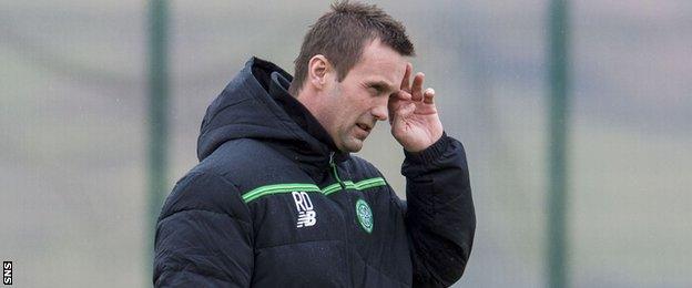 Celtic manager Ronny Deila