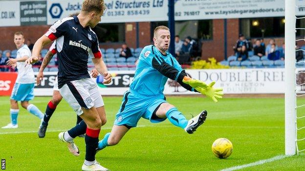 Greg Stewart scores for Dundee