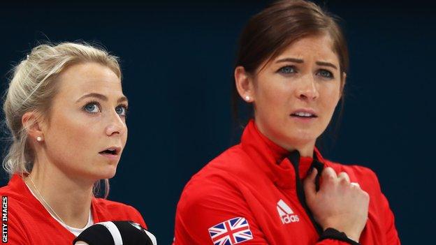 Eve Muirhead (right)