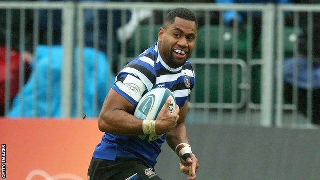 Bath winger Joe Cokanasiga scored his second try in three games to mark his England training squad call-up