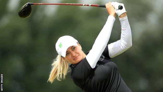 Amy Boulden was rookie of the year on the European Tour in 2014