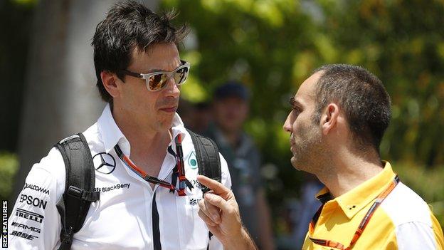 Toto Wolff & Cyril Abiteboul