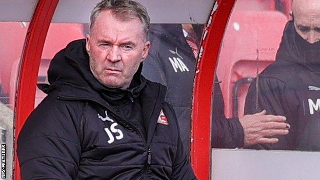 Swindon Town manager John Sheridan