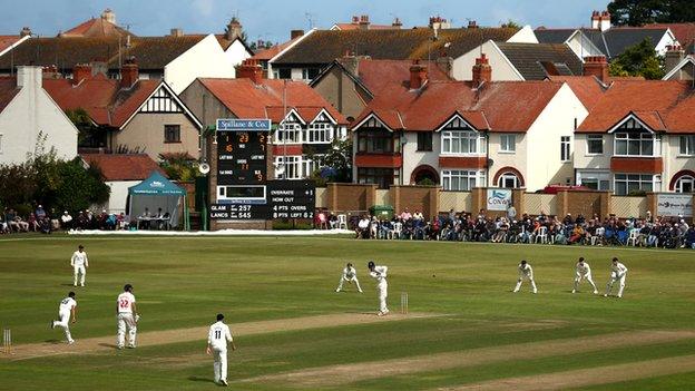 Glamorgan last played in the County Championship at Colwyn Bay in 2019