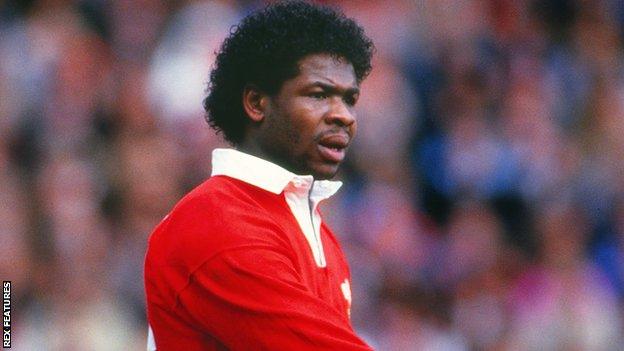 Glenn Webbe won 10 Wales caps between 1986 and 1988