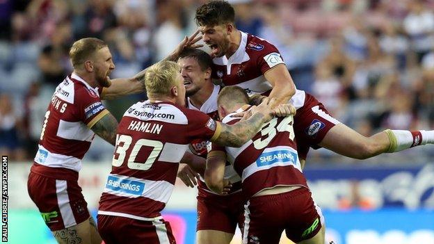 Josh Woods' best moment in a Wigan shirt came in 2018 when he slotted a last-minute drop goal to beat local rivals Warrington