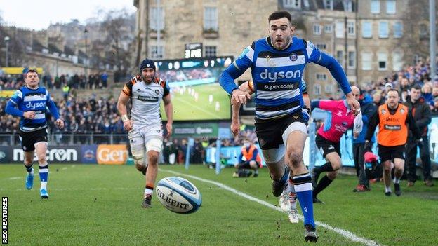 Bath winger Will Muir