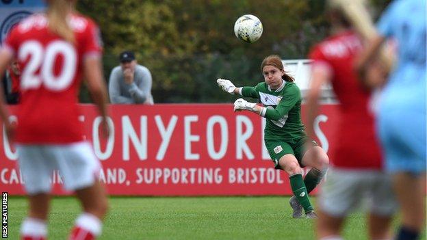 Bristol City Women goalkeeper Sophie Baggaley