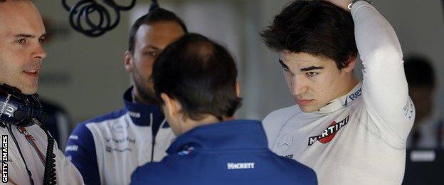 Lance Stroll of Williams