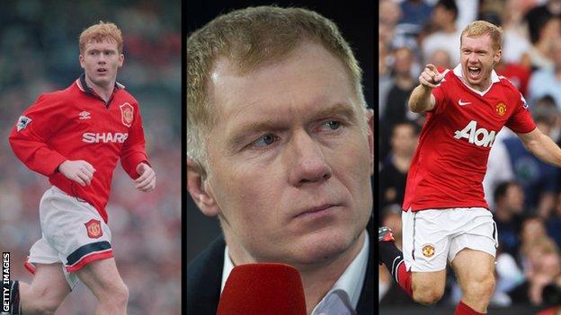 Paul Scholes through the years