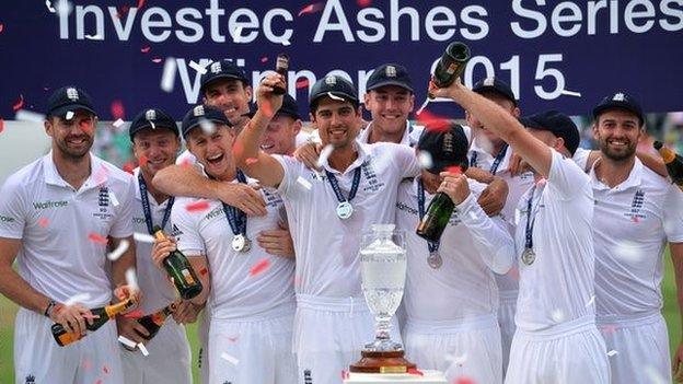 England won the Ashes series this summer