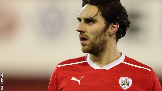 Matty James in action for Barnsley