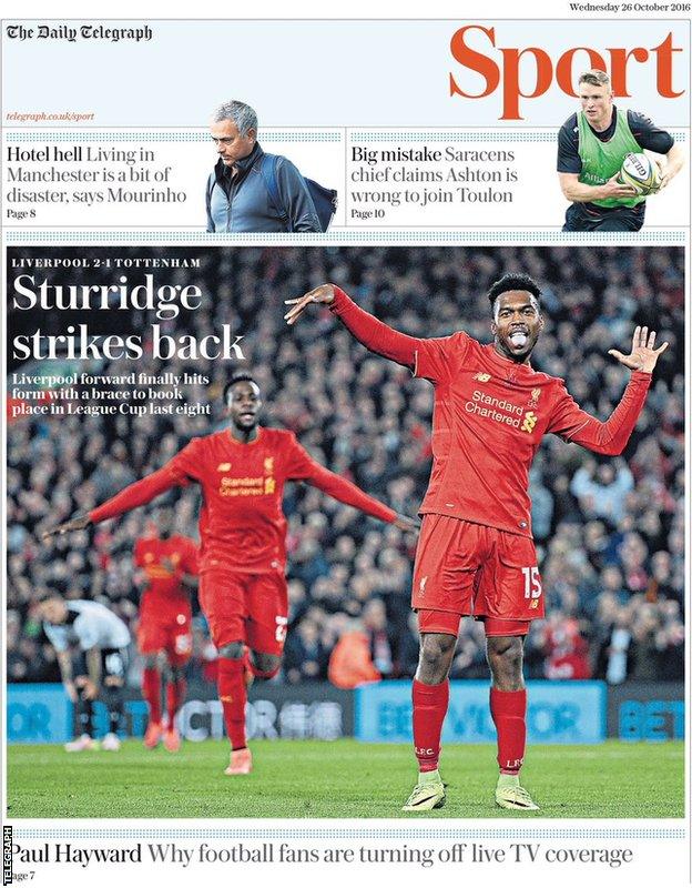 Daily Telegraph back page