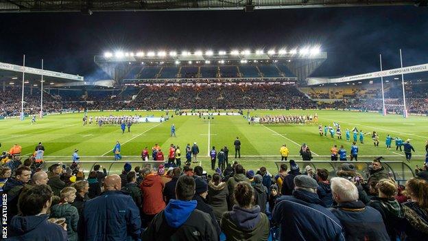 Elland Road will also play host to a men's semi-final in next year's Rugby League World Cup