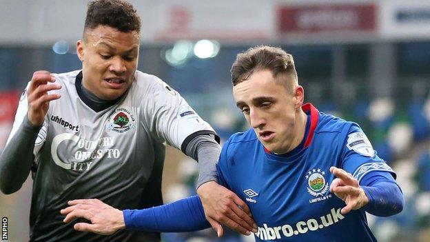 Institute are currently bottom of the Premiership table, with Linfield on top