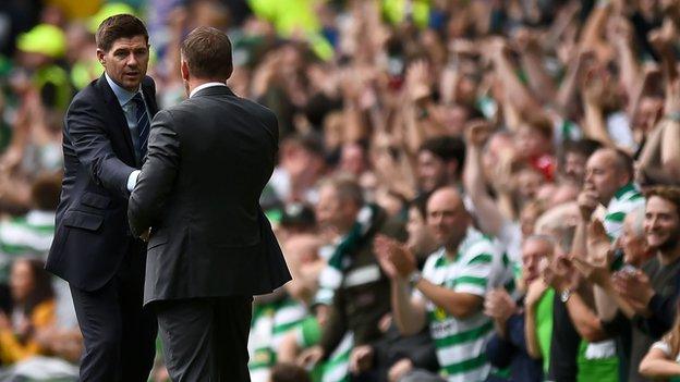 Steven Gerrard and Brendan Rodgers