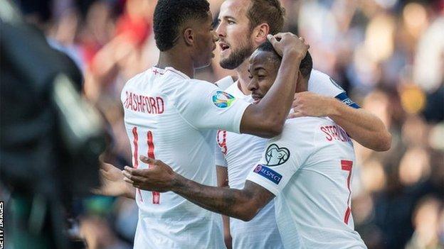 Rashford, Kane and Sterling