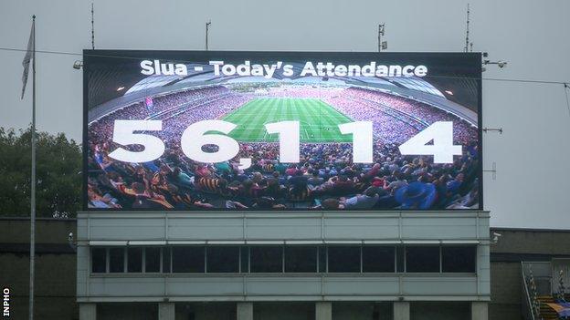 Over 56,000 attended last year's All-Ireland Ladies Football Final at Croke Park