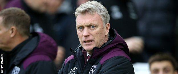 West Ham United manager David Moyes