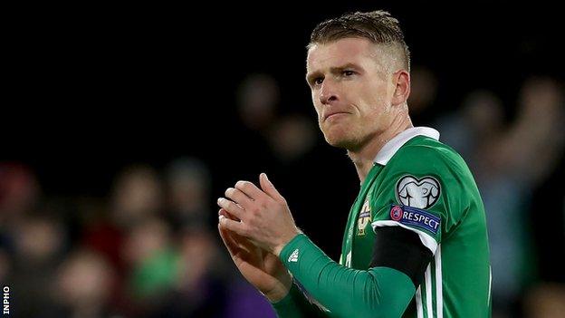 Northern Ireland skipper Steven Davis was named Scottish football writers' player of the year this season