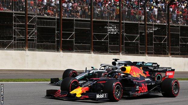 Lewis Hamilton and Max Verstappen