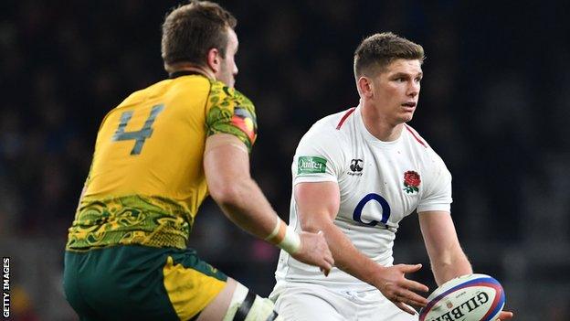 England's Owen Farrell