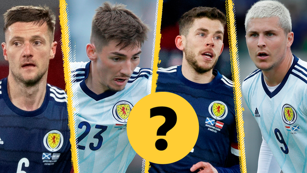 Liam Cooper, Billy Gilmour, Ryan Christie, Lyndon Dykes