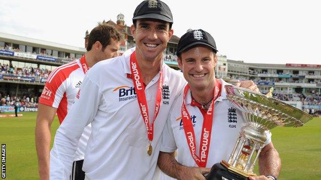 Kevin Pietersen and Andrew Strauss