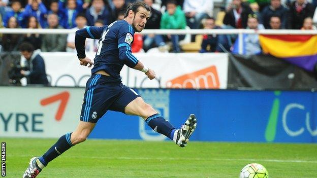 Gareth Bale of Real Madrid