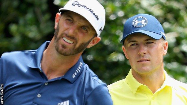 Dustin Johnson and Jordan Spieth